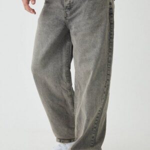 Relaxed Fit Stone Washed Jeans